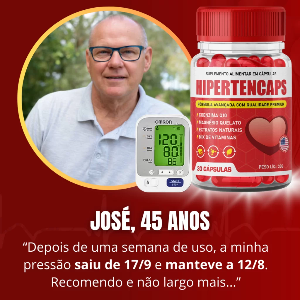 Prova Social - HipertenCaps - Jose, 45 anos